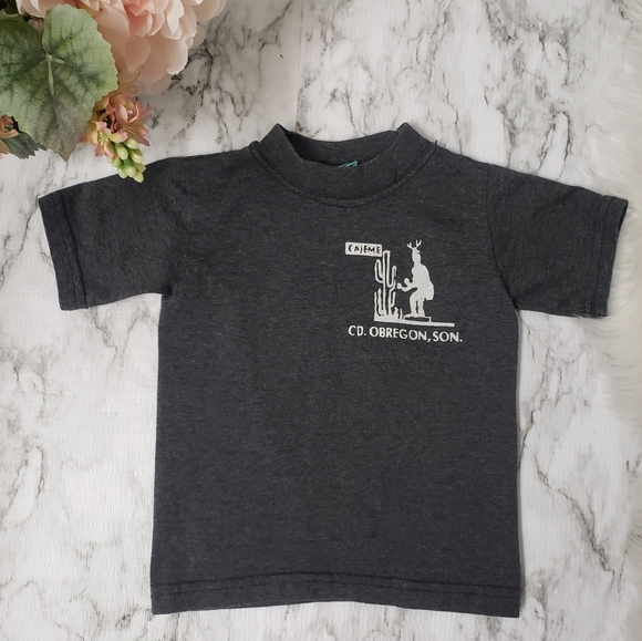 💕 Laustel Gray Graphic Tee from Sonora Mexico Small - Picture 7 of 7